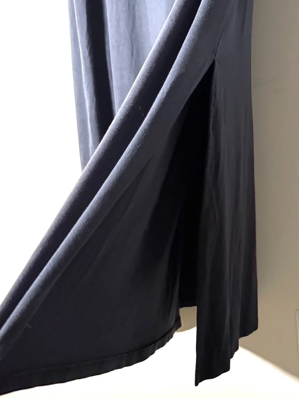 J. Jill Wearever Side Tie Sleeveless Maxi Dress Sz M Jersey knit